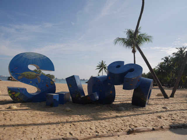 Siloso beach, Sentosa Island, Singapore