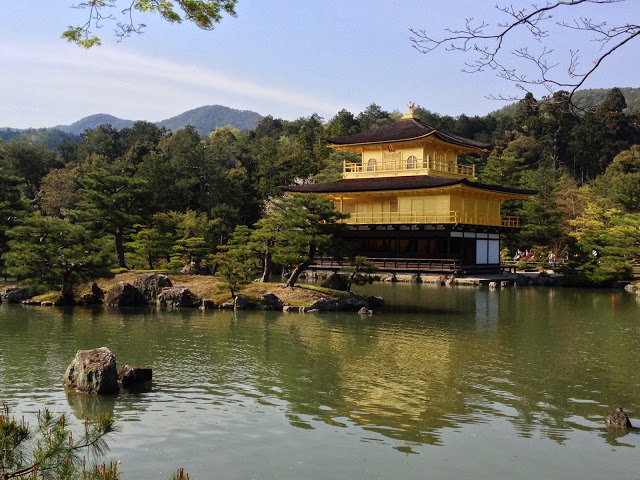 golden pagoda, Kyoto, Japan