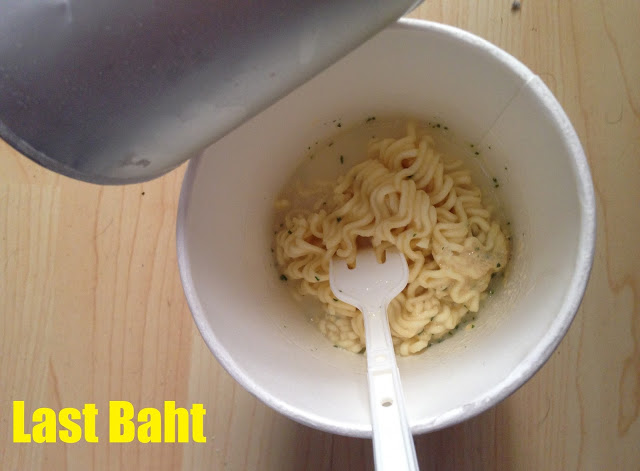 a cup of carbonara instant noodles flavor